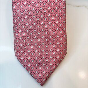 Vineyard Vines Mens Pink Golf Club Tie
